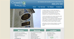 Desktop Screenshot of cknola.com